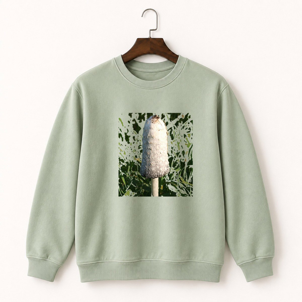 Shaggy Mane Mushroom Crewneck Sweatshirt 2