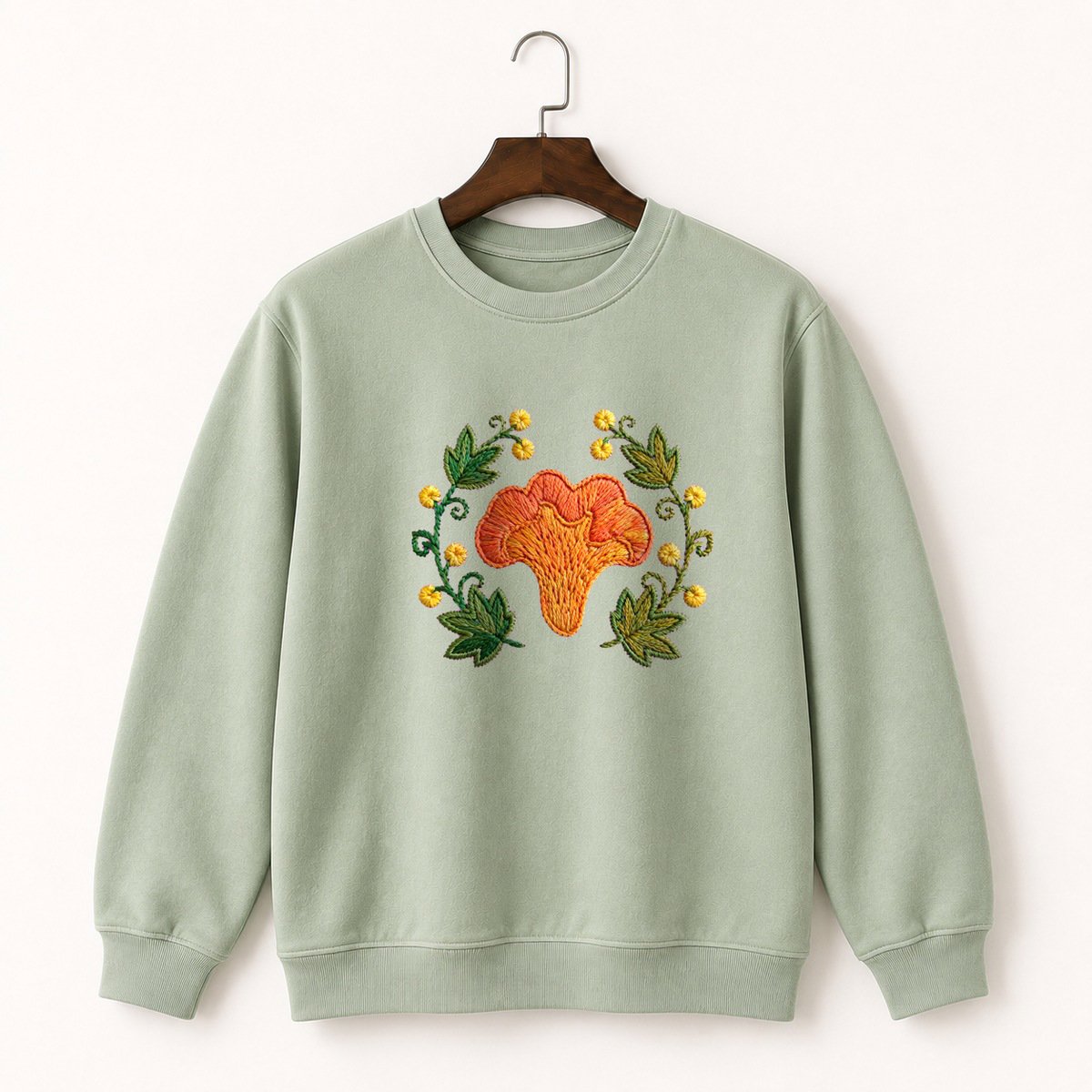 Lobster Mushroom Crewneck Sweatshirt 2