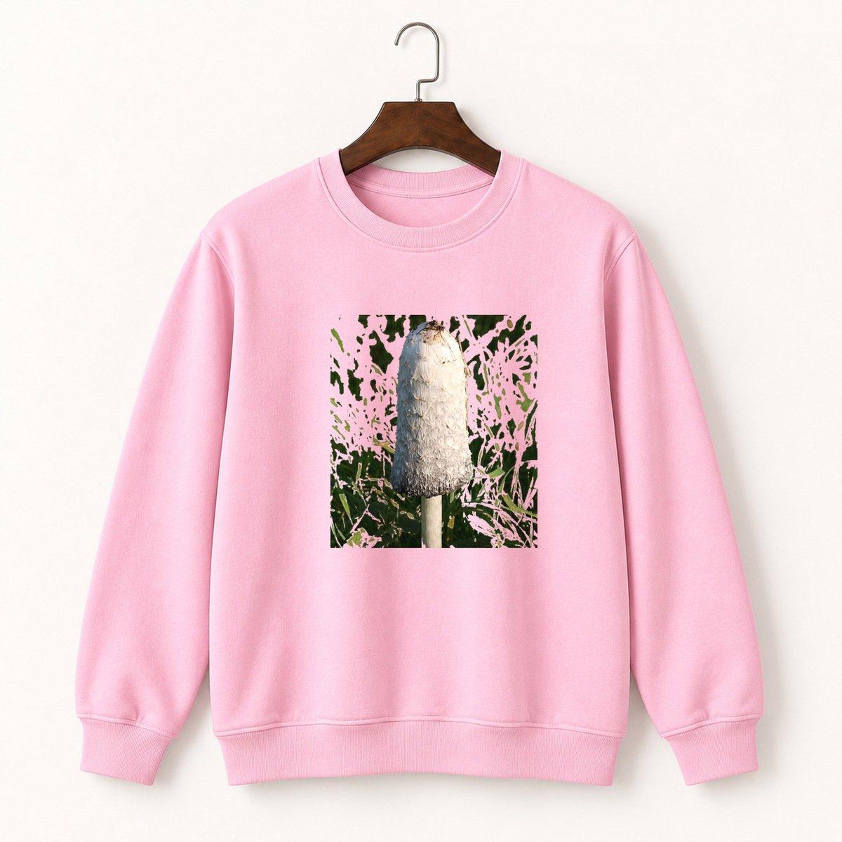 Shaggy Mane Mushroom Crewneck Sweatshirt 4