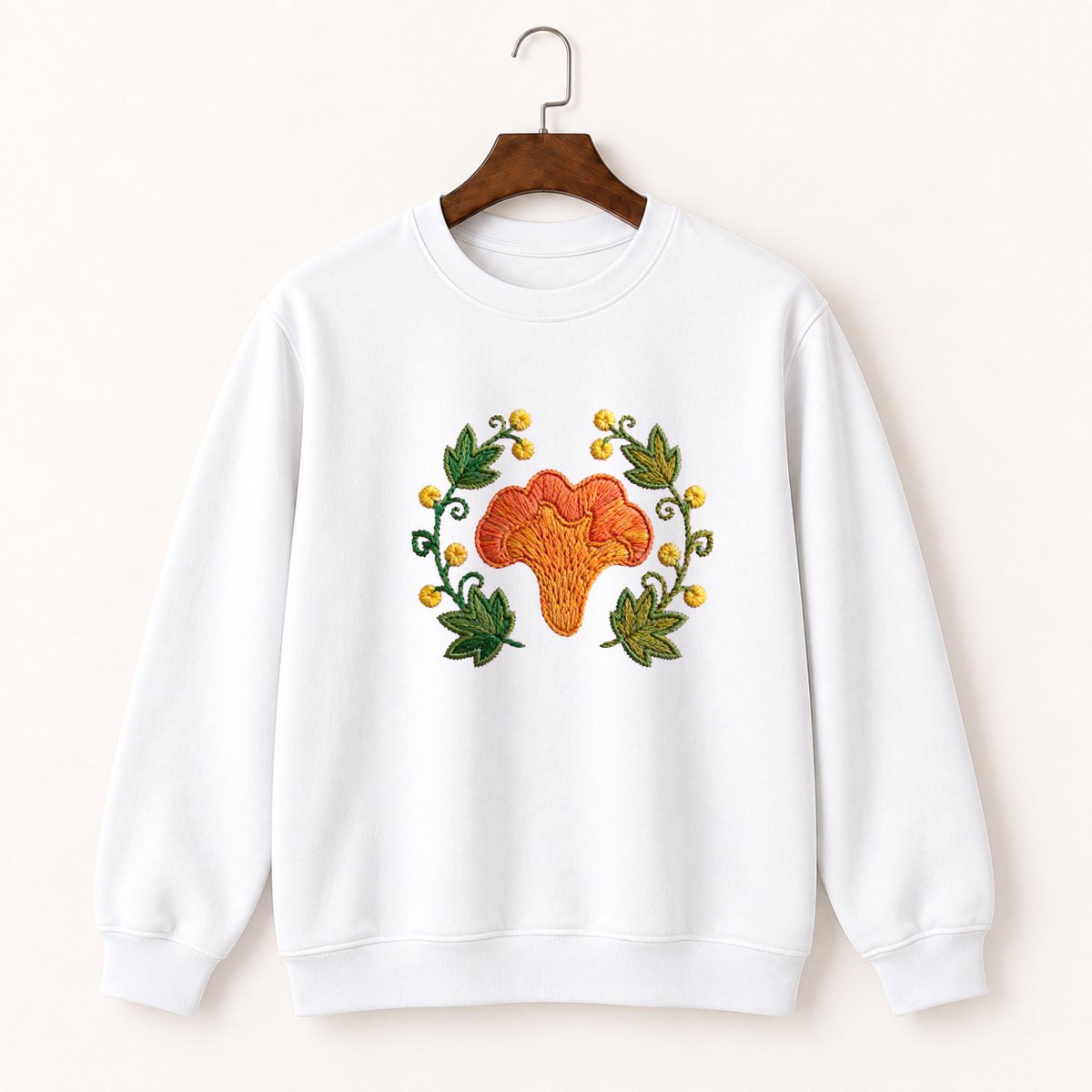 Lobster Mushroom Crewneck Sweatshirt 5