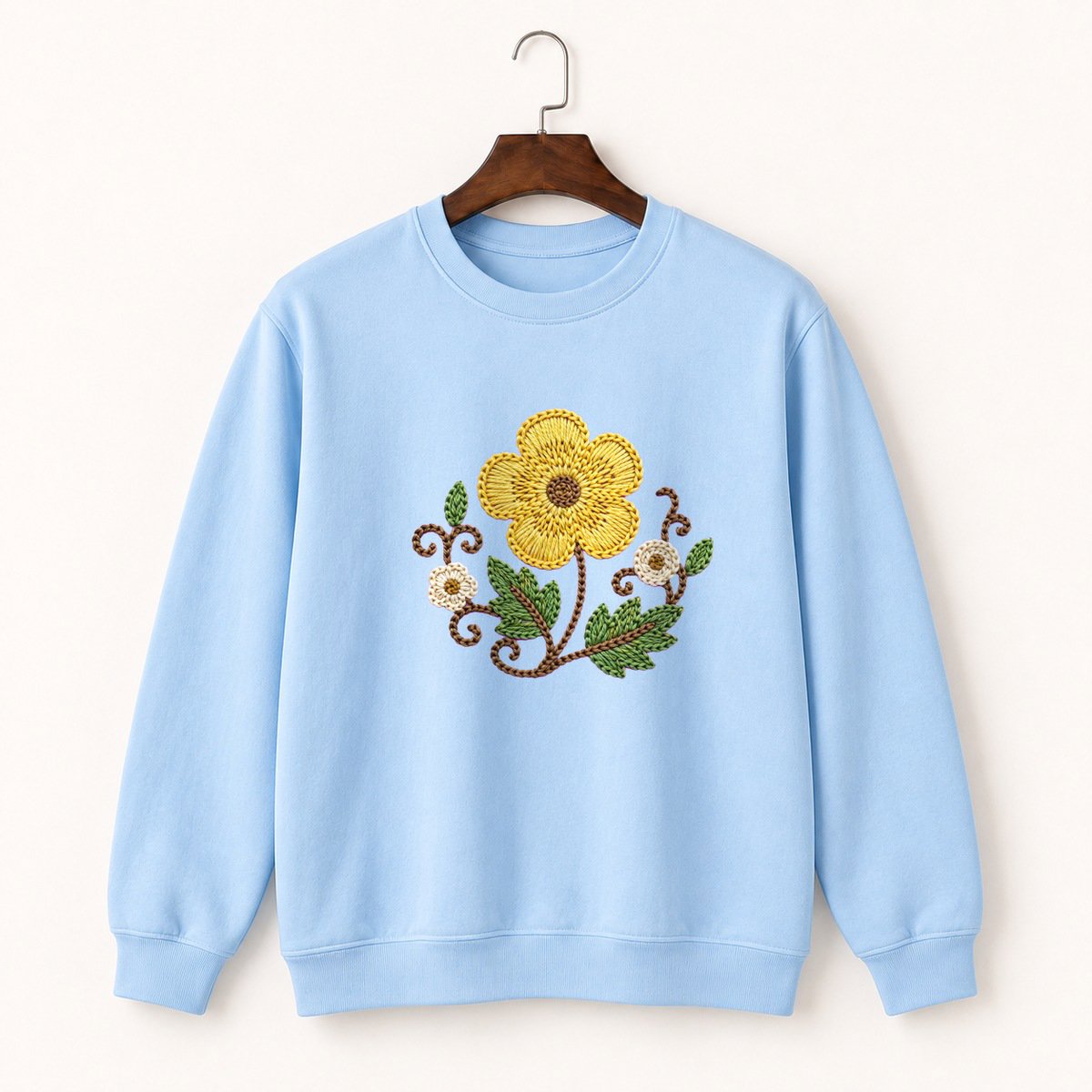 Buttercup Wildflower Crewneck Sweatshirt 1