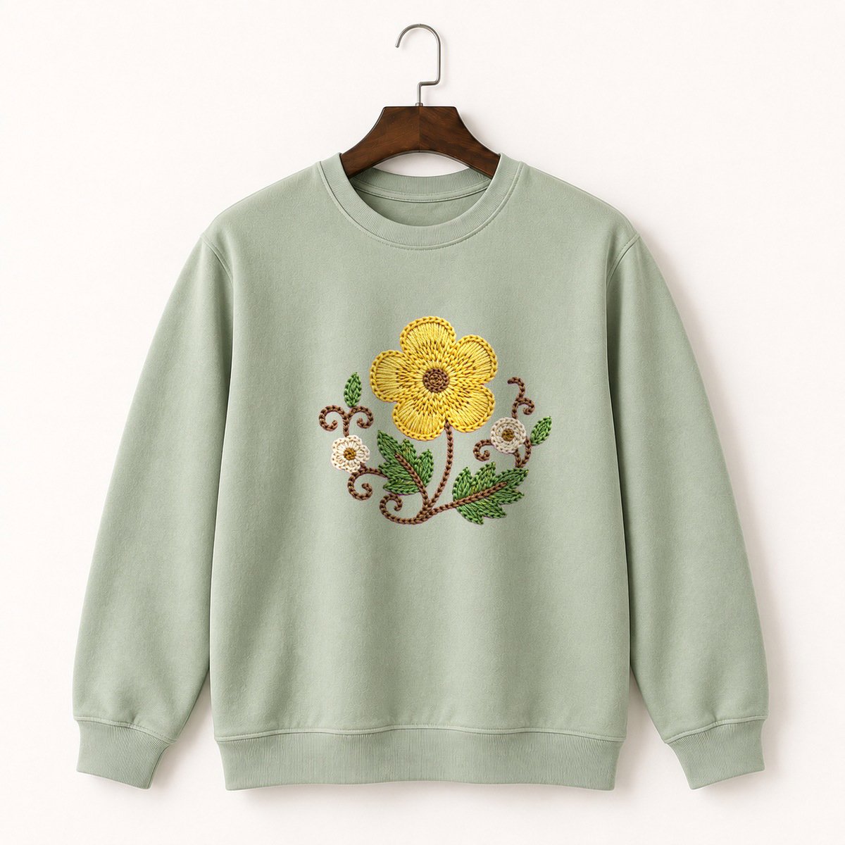 Buttercup Wildflower Crewneck Sweatshirt 2