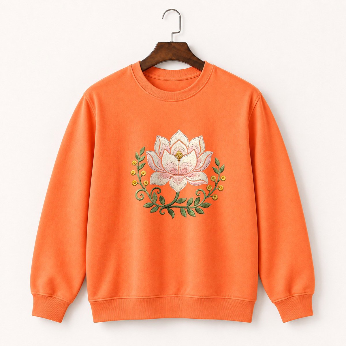 Magnolia Flower Crewneck Sweatshirt 3