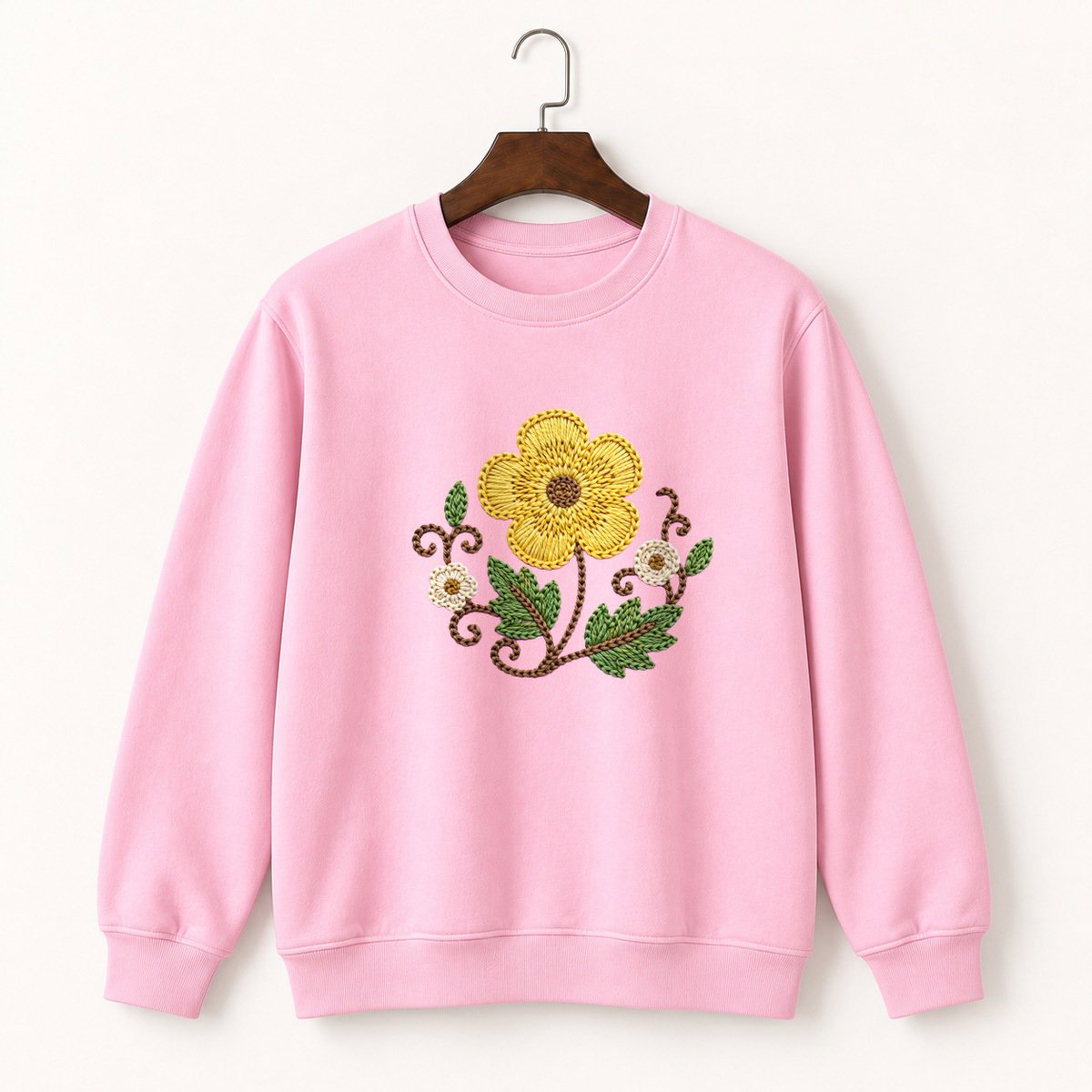 Buttercup Wildflower Crewneck Sweatshirt 4