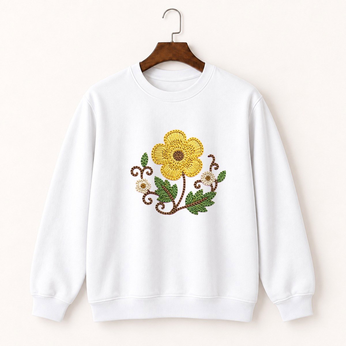 Buttercup Wildflower Crewneck Sweatshirt 5