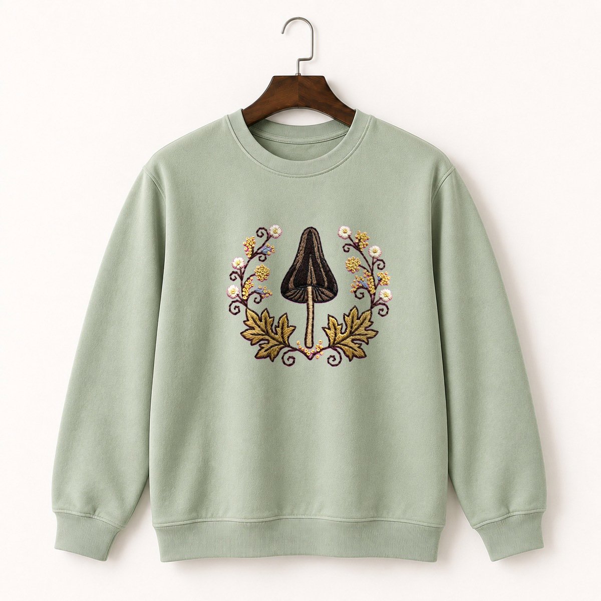 Ink Cap Mushroom Crewneck Sweatshirt 2