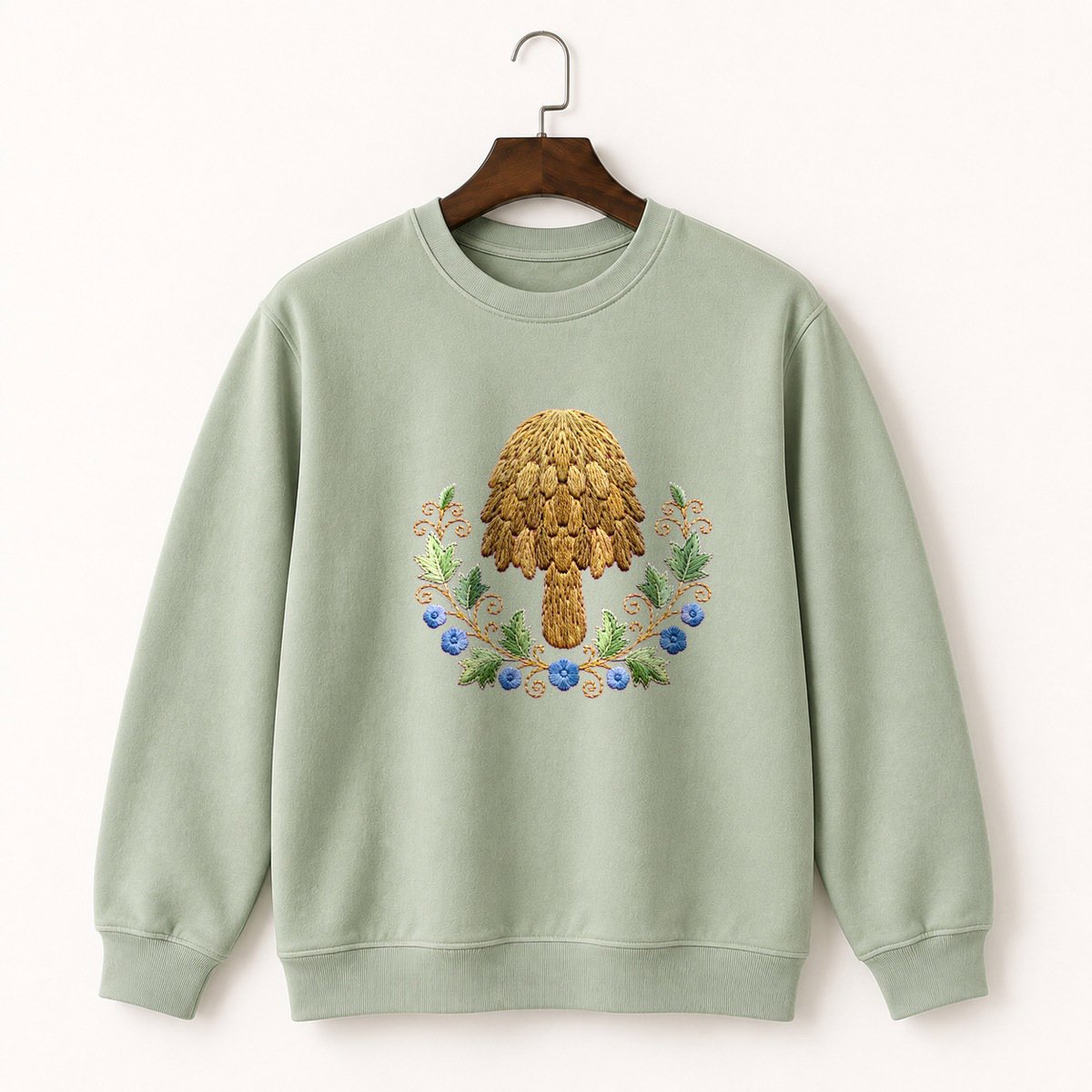 Shaggy Mane Mushroom Crewneck Sweatshirt 2
