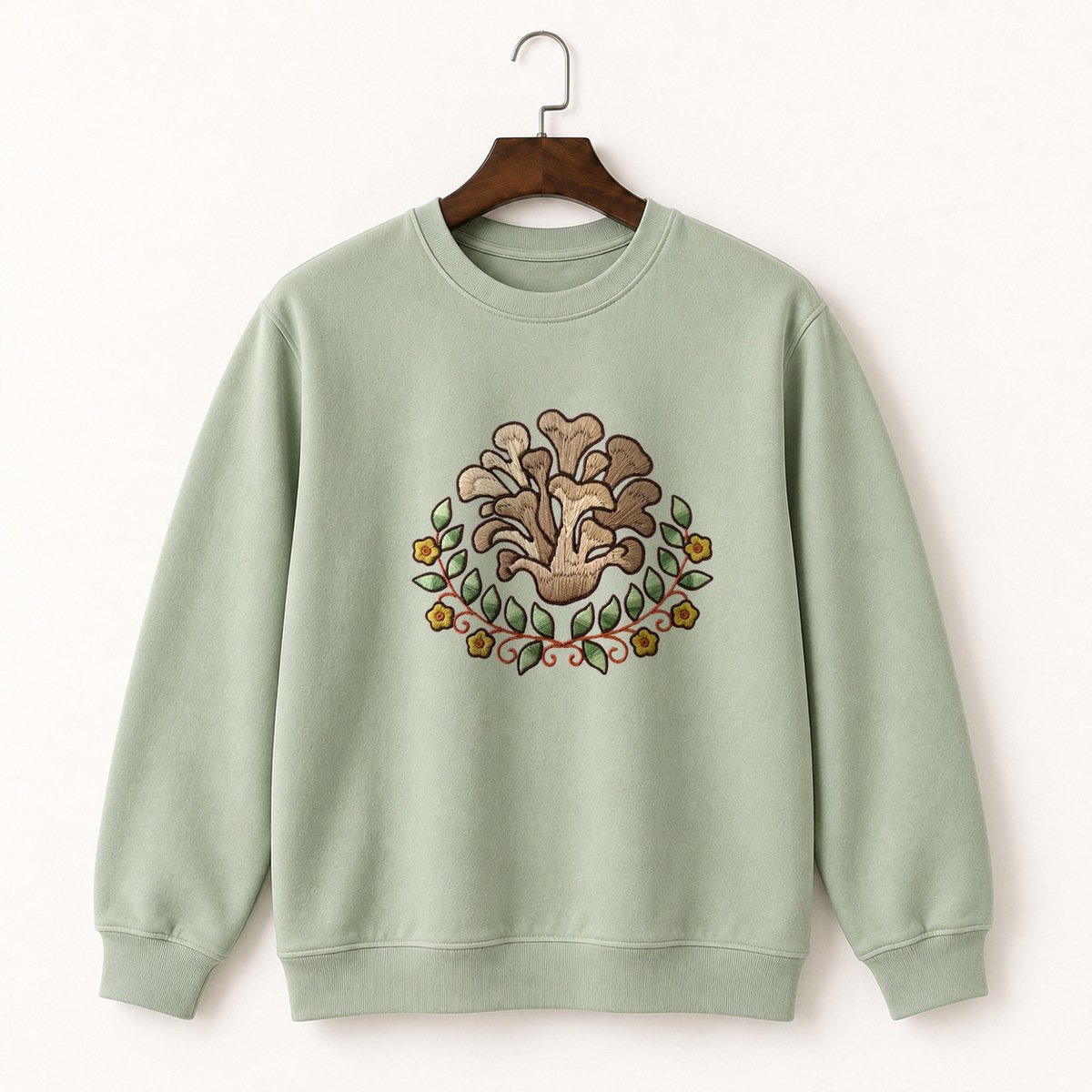 Maitake Mushroom Crewneck Sweatshirt 2