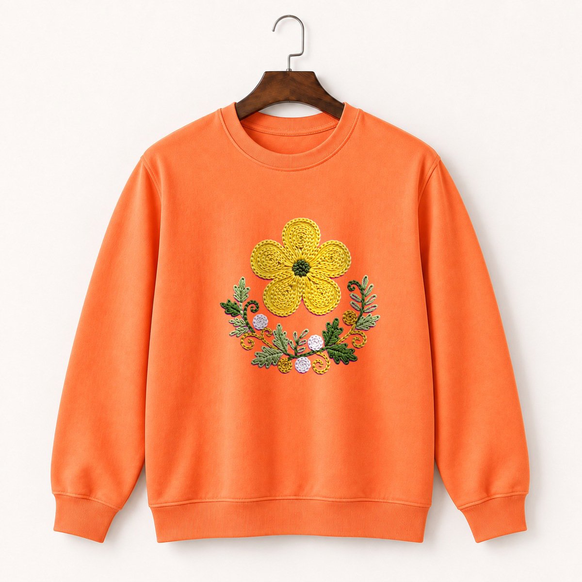 Buttercup Flower Crewneck Sweatshirt 3