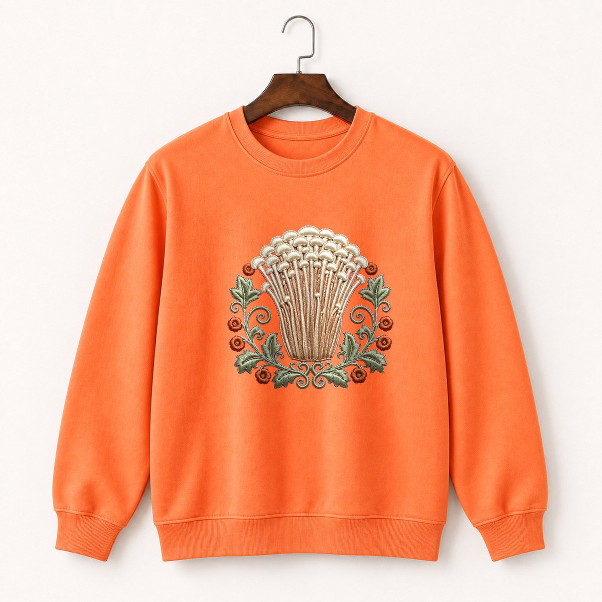Enoki Mushroom Crewneck Sweatshirt 3
