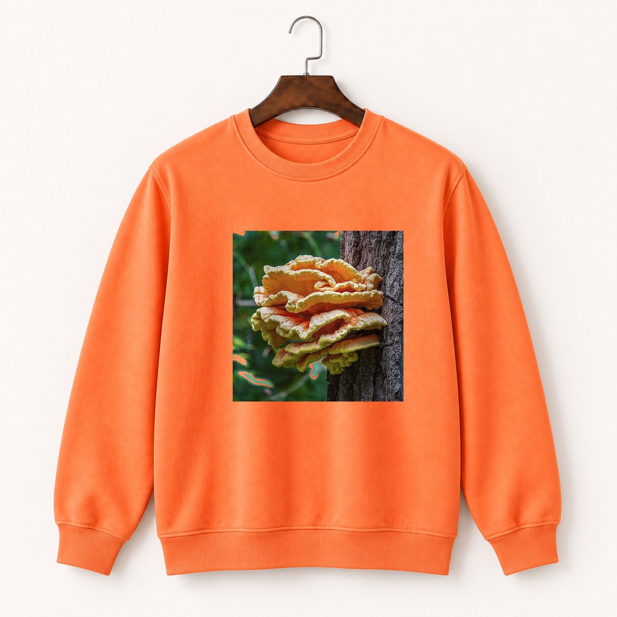Chicken of the Woods Mushroom Crewneck Sweatshirt 3