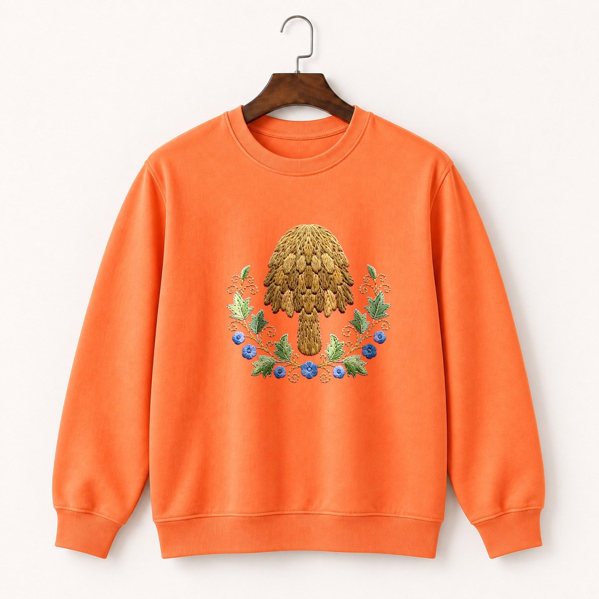Shaggy Mane Mushroom Crewneck Sweatshirt 3