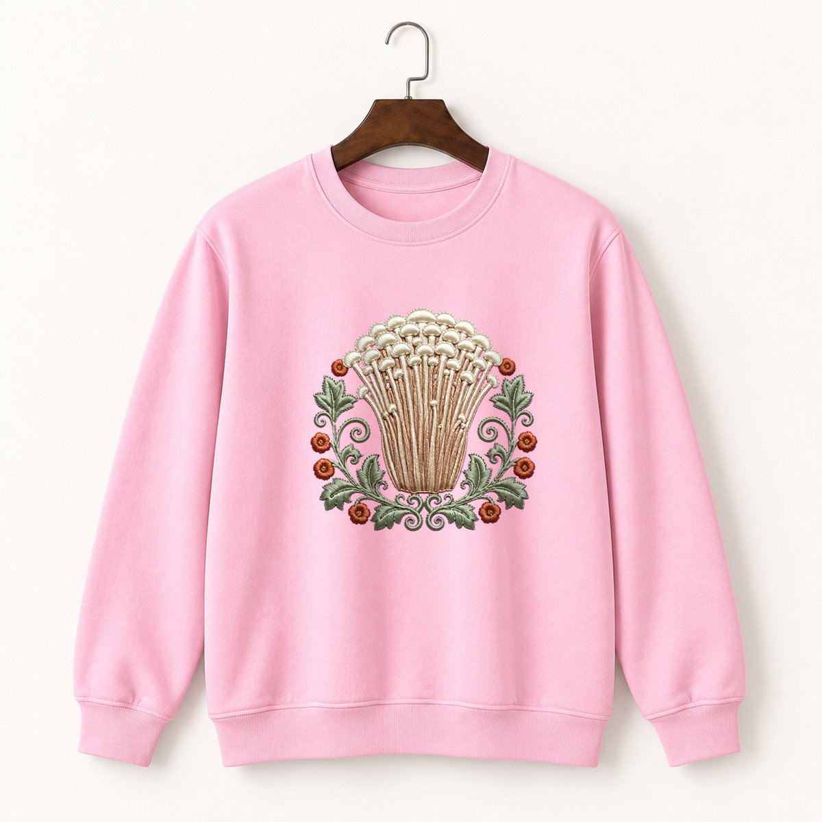 Enoki Mushroom Crewneck Sweatshirt 4