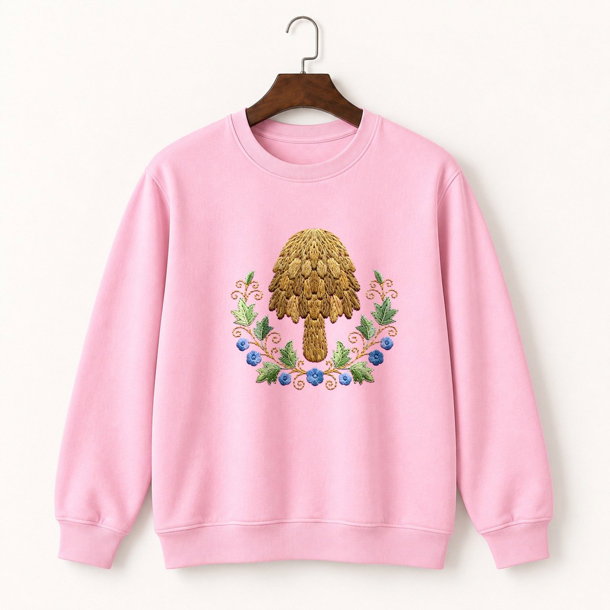Shaggy Mane Mushroom Crewneck Sweatshirt 4