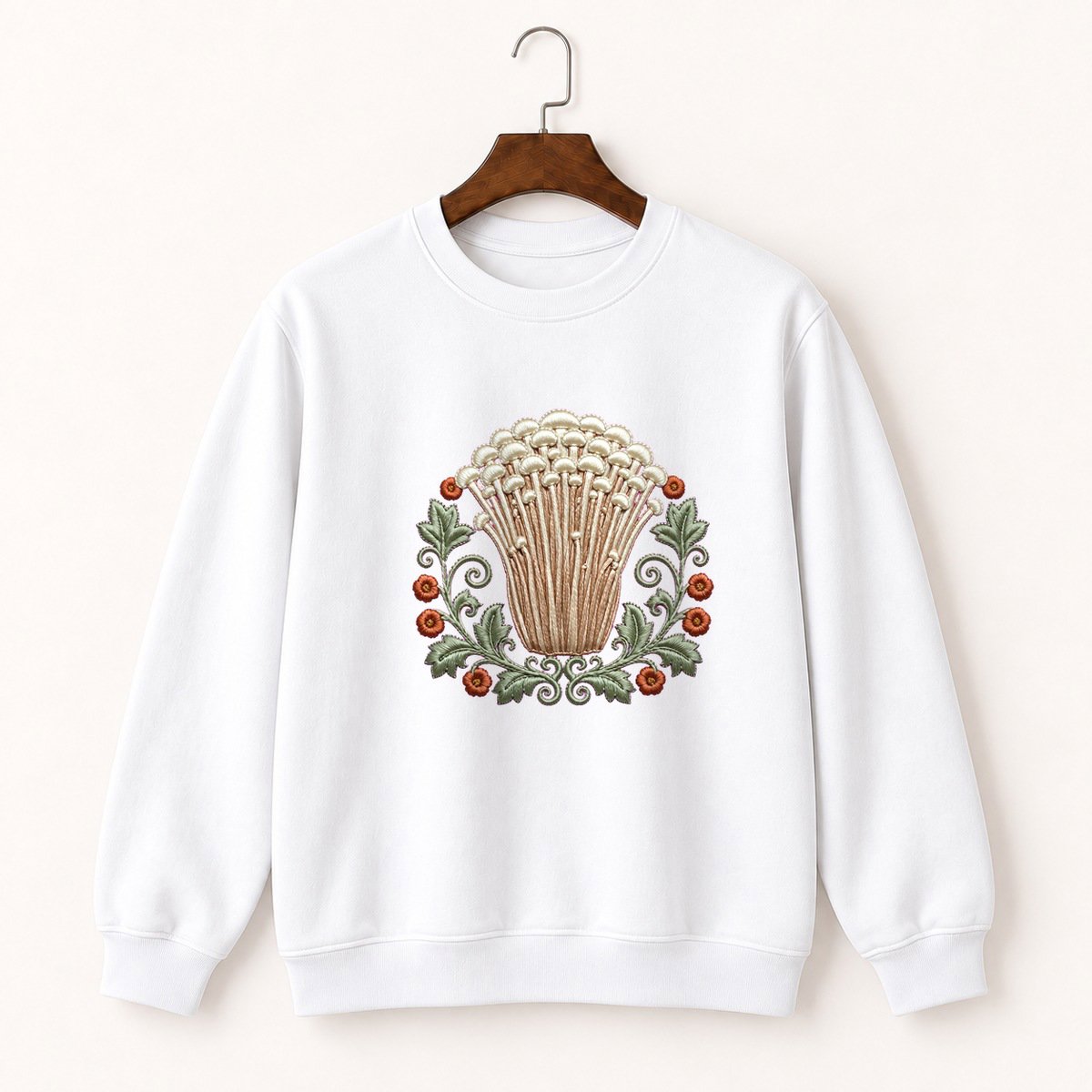 Enoki Mushroom Crewneck Sweatshirt 5