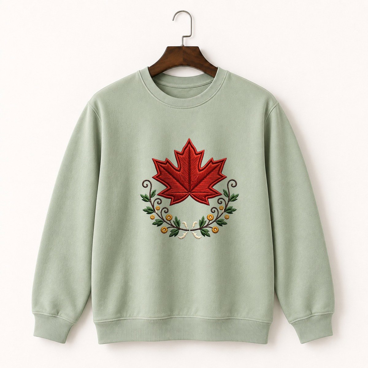Maple Leaf Crewneck Sweatshirt 2