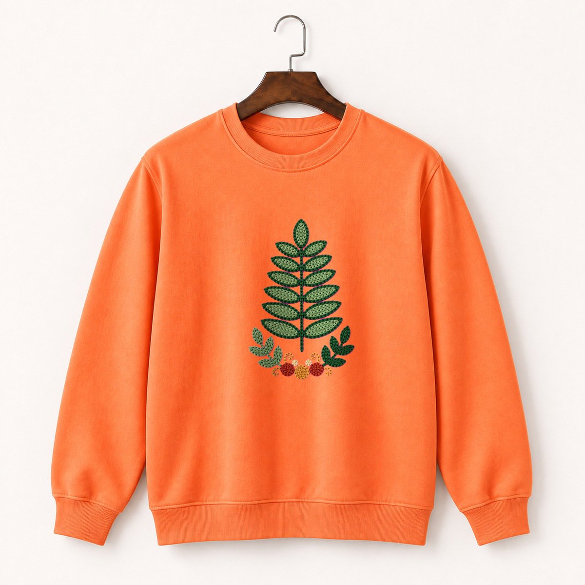 Fern Frond Crewneck Sweatshirt 3