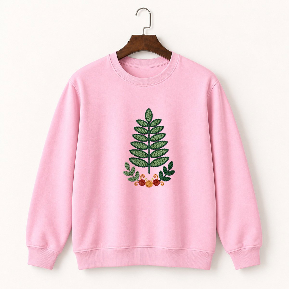 Fern Frond Crewneck Sweatshirt 4
