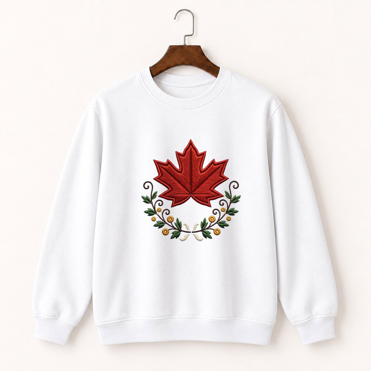 Maple Leaf Crewneck Sweatshirt 5
