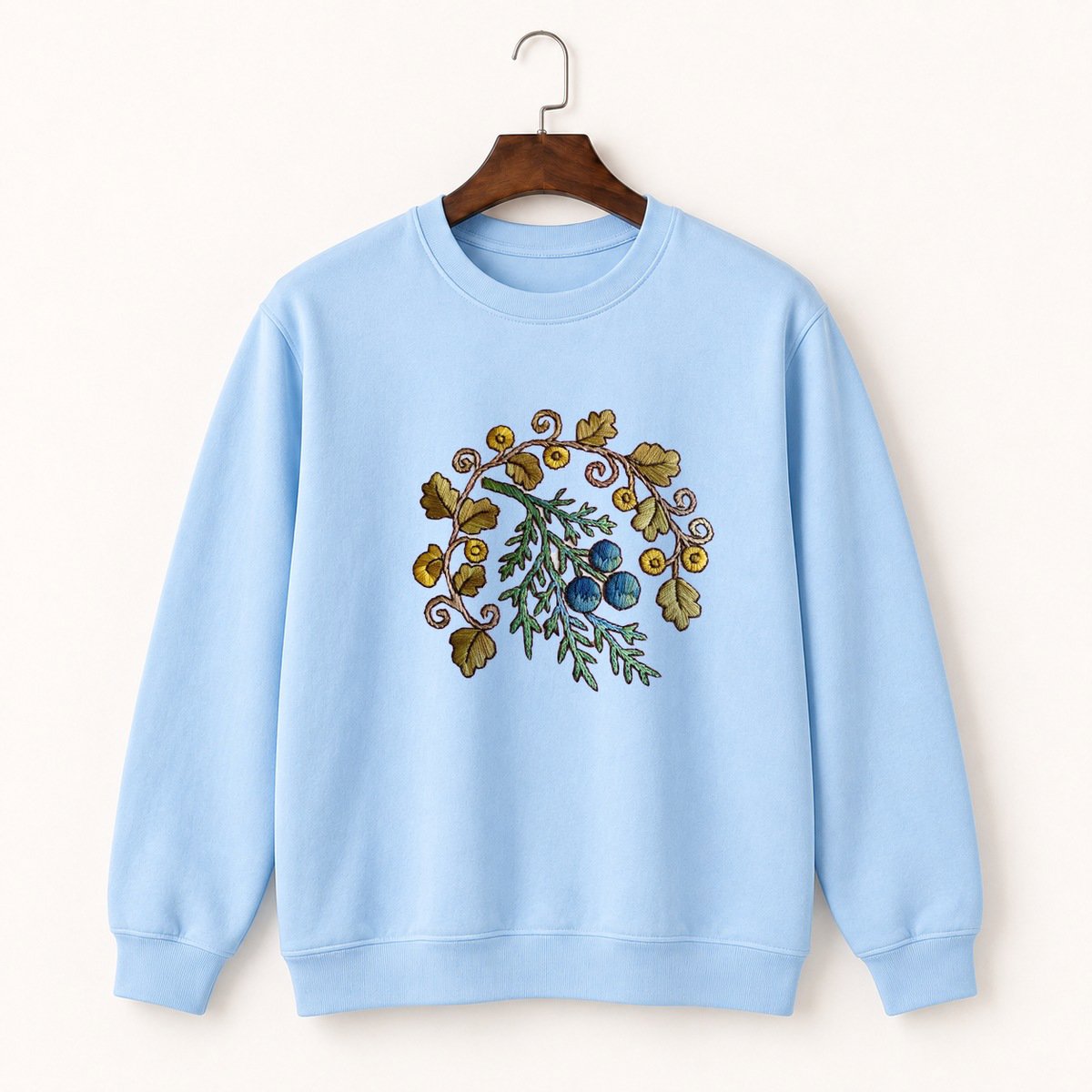 Juniper Berry Branch Crewneck Sweatshirt 1