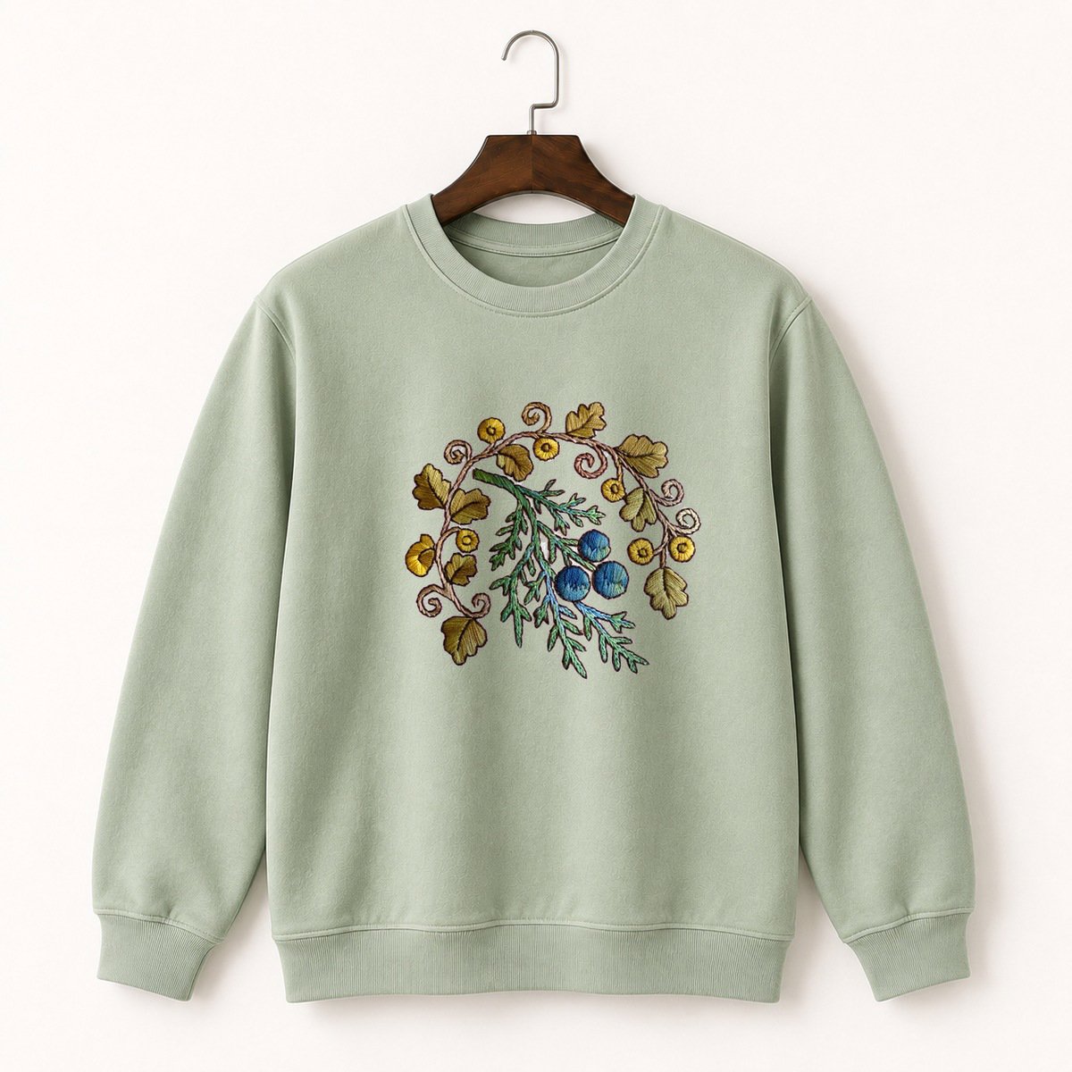 Juniper Berry Branch Crewneck Sweatshirt 2