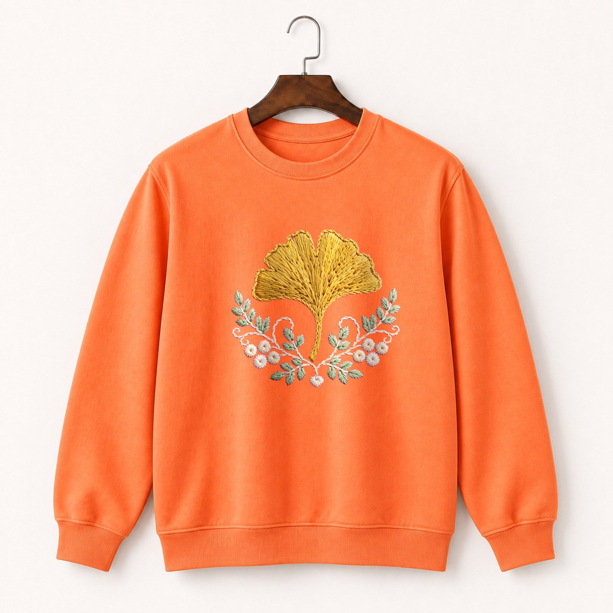 Ginkgo Leaf Crewneck Sweatshirt 3