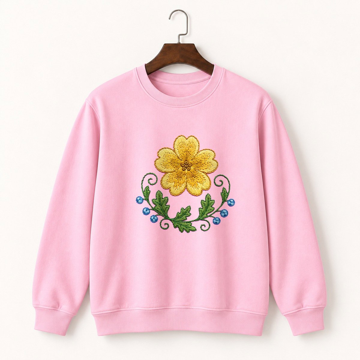Primrose Flower Crewneck Sweatshirt 4