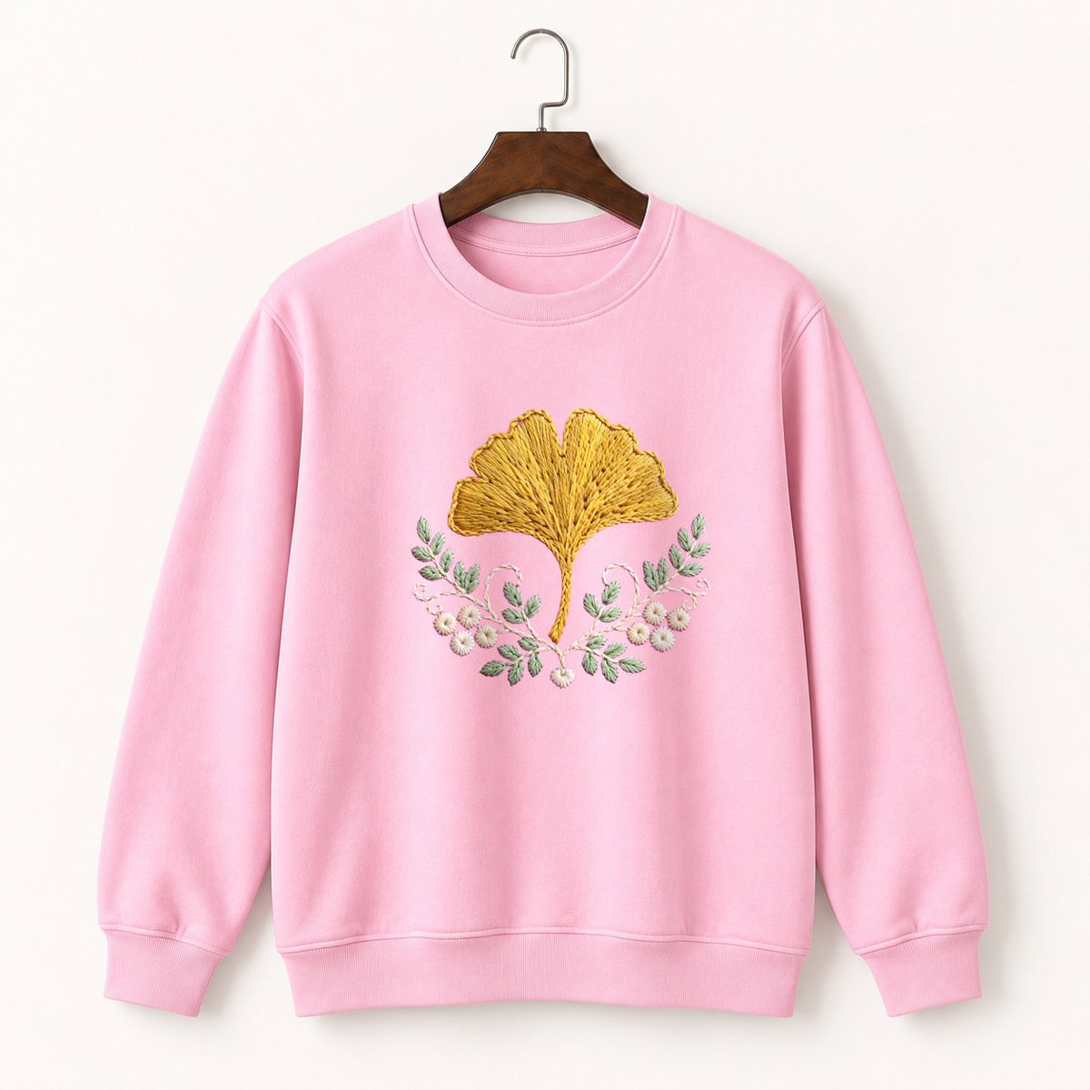 Ginkgo Leaf Crewneck Sweatshirt 4