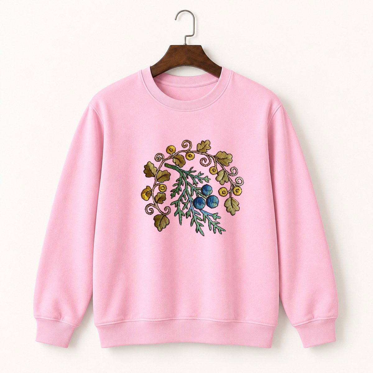 Juniper Berry Branch Crewneck Sweatshirt 4