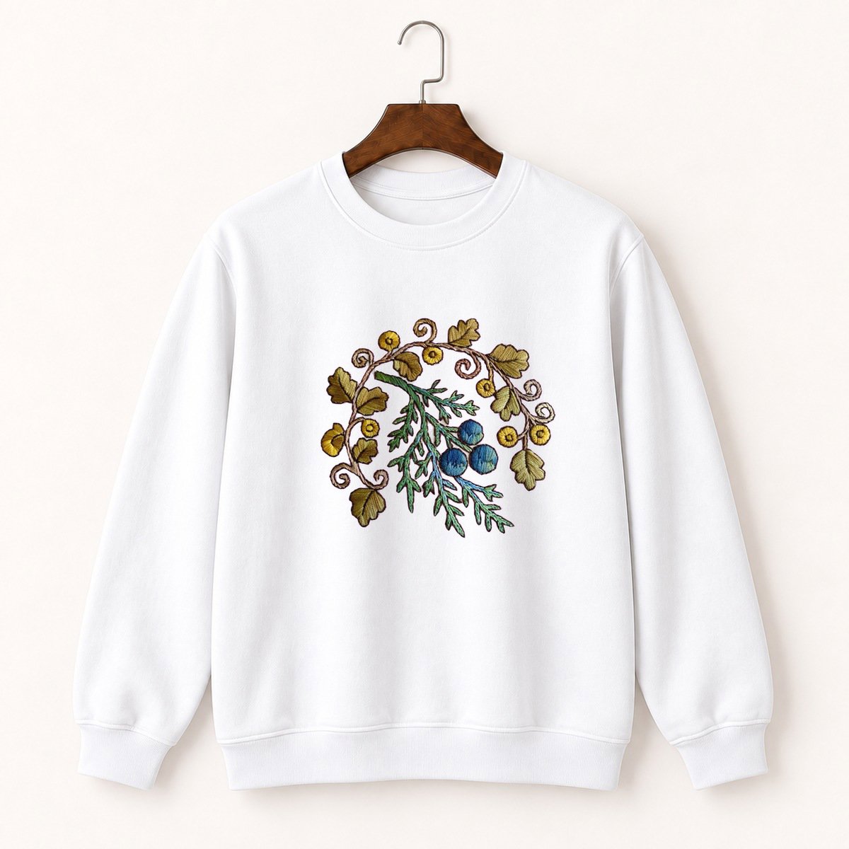 Juniper Berry Branch Crewneck Sweatshirt 5