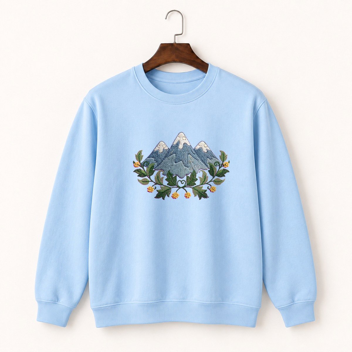 Alps Mountain Range Crewneck Sweatshirt 1