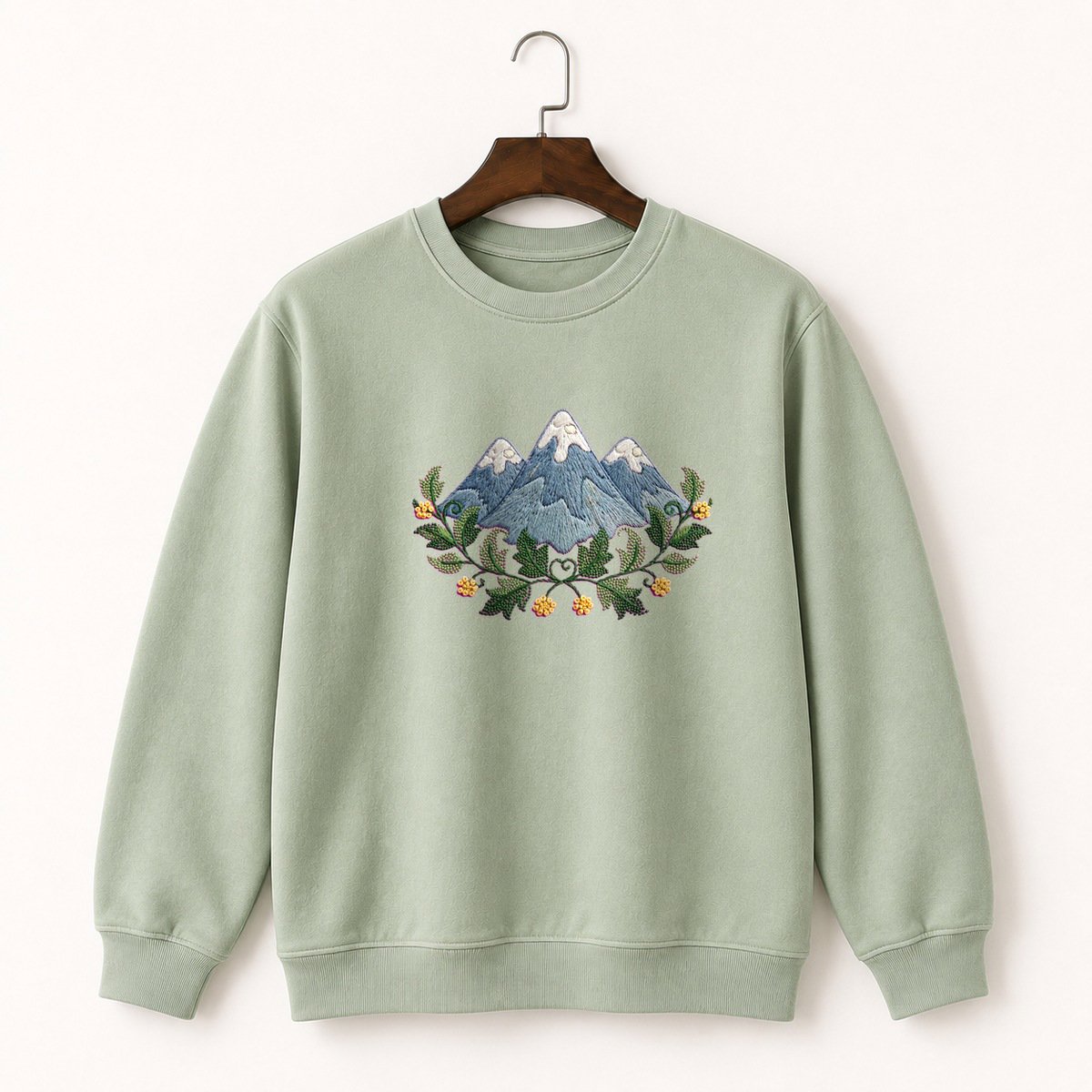 Alps Mountain Range Crewneck Sweatshirt 2