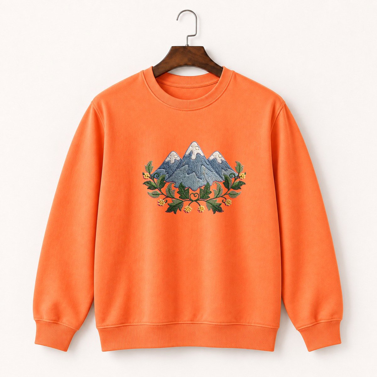 Alps Mountain Range Crewneck Sweatshirt 3