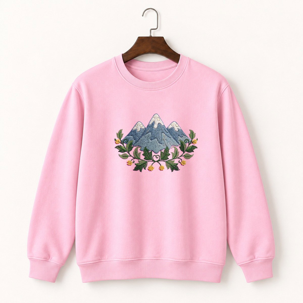Alps Mountain Range Crewneck Sweatshirt 4