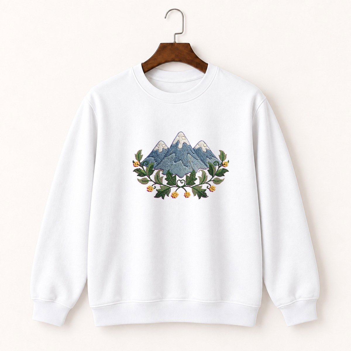 Alps Mountain Range Crewneck Sweatshirt 5