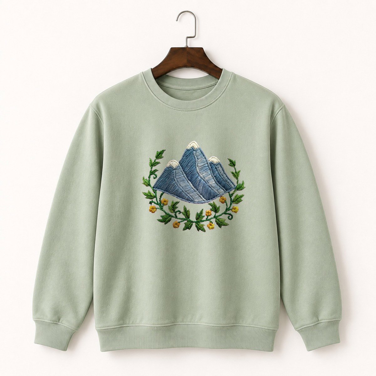 Olympic Mountains Crewneck Sweatshirt 2