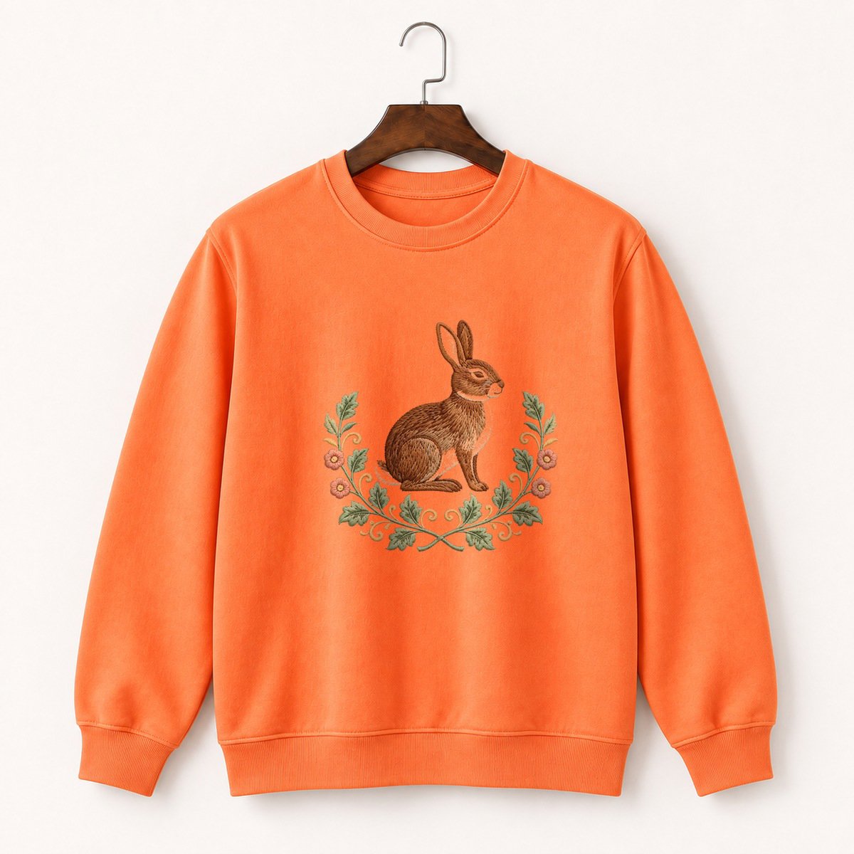 Woodland Rabbit Crewneck Sweatshirt 3