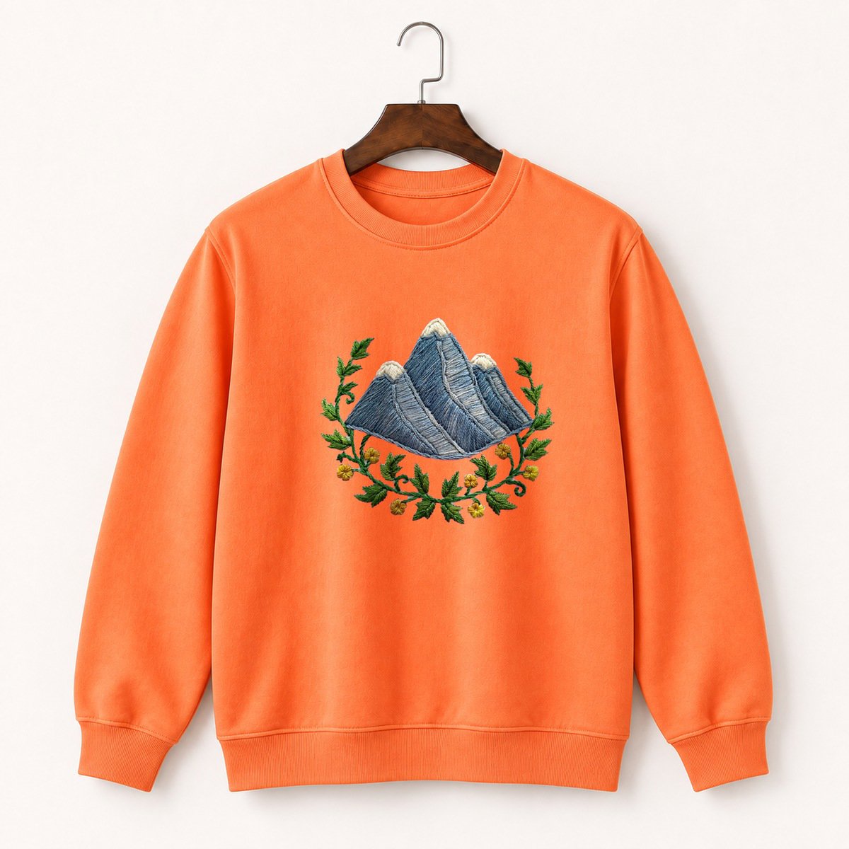 Olympic Mountains Crewneck Sweatshirt 3