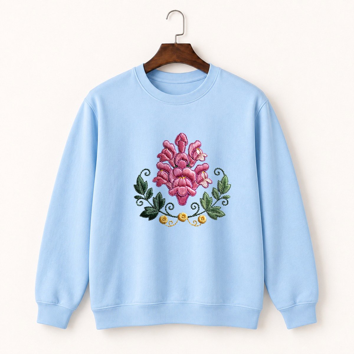 Snapdragon Flower Crewneck Sweatshirt 1