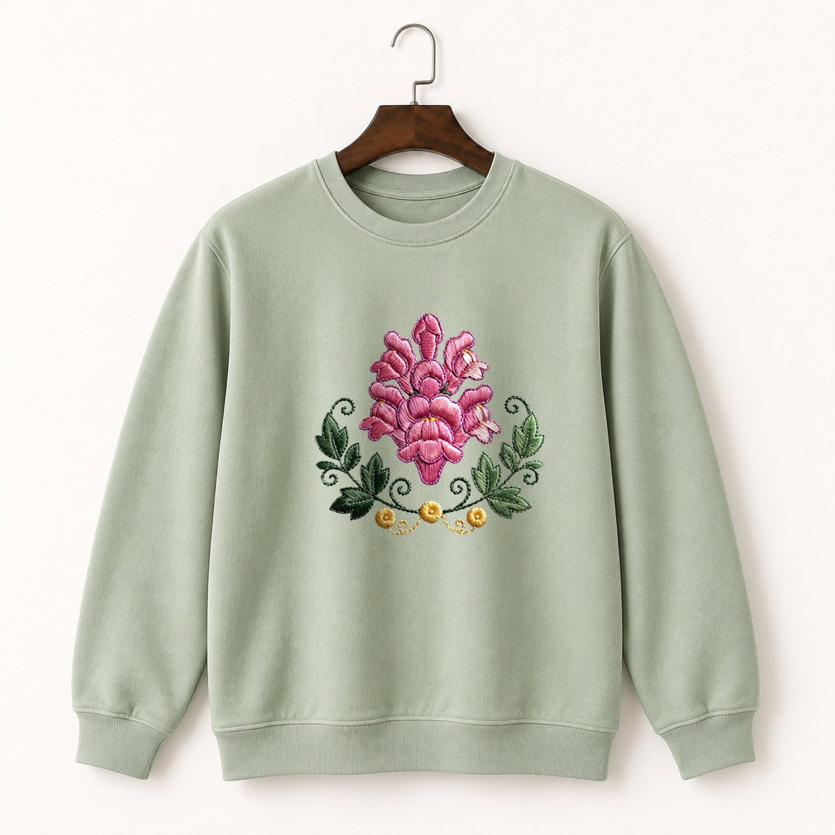 Snapdragon Flower Crewneck Sweatshirt 2