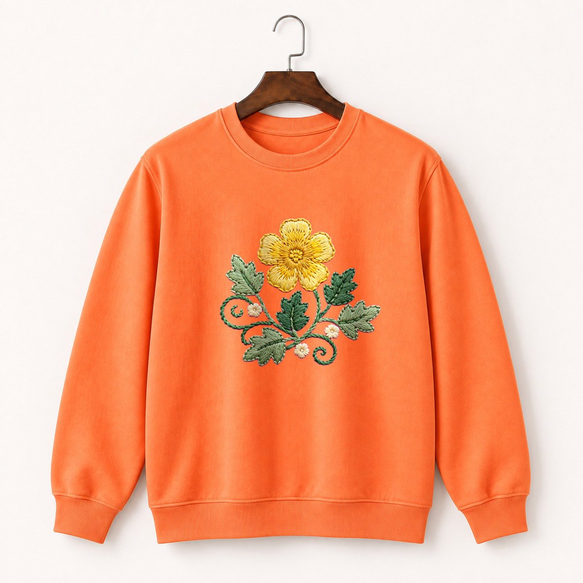 Buttercup Flower Crewneck Sweatshirt 3
