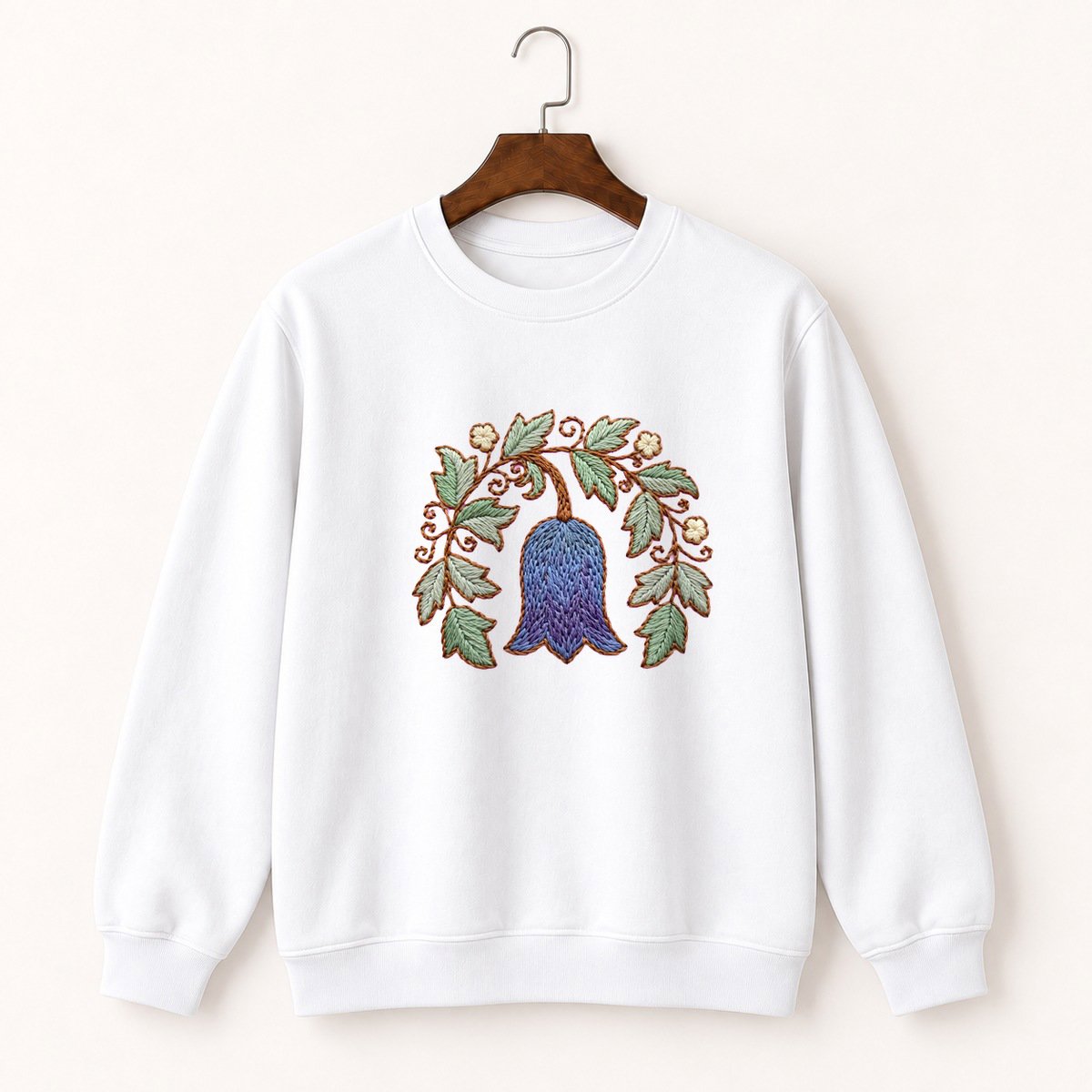 Harebell Flower Crewneck Sweatshirt 5