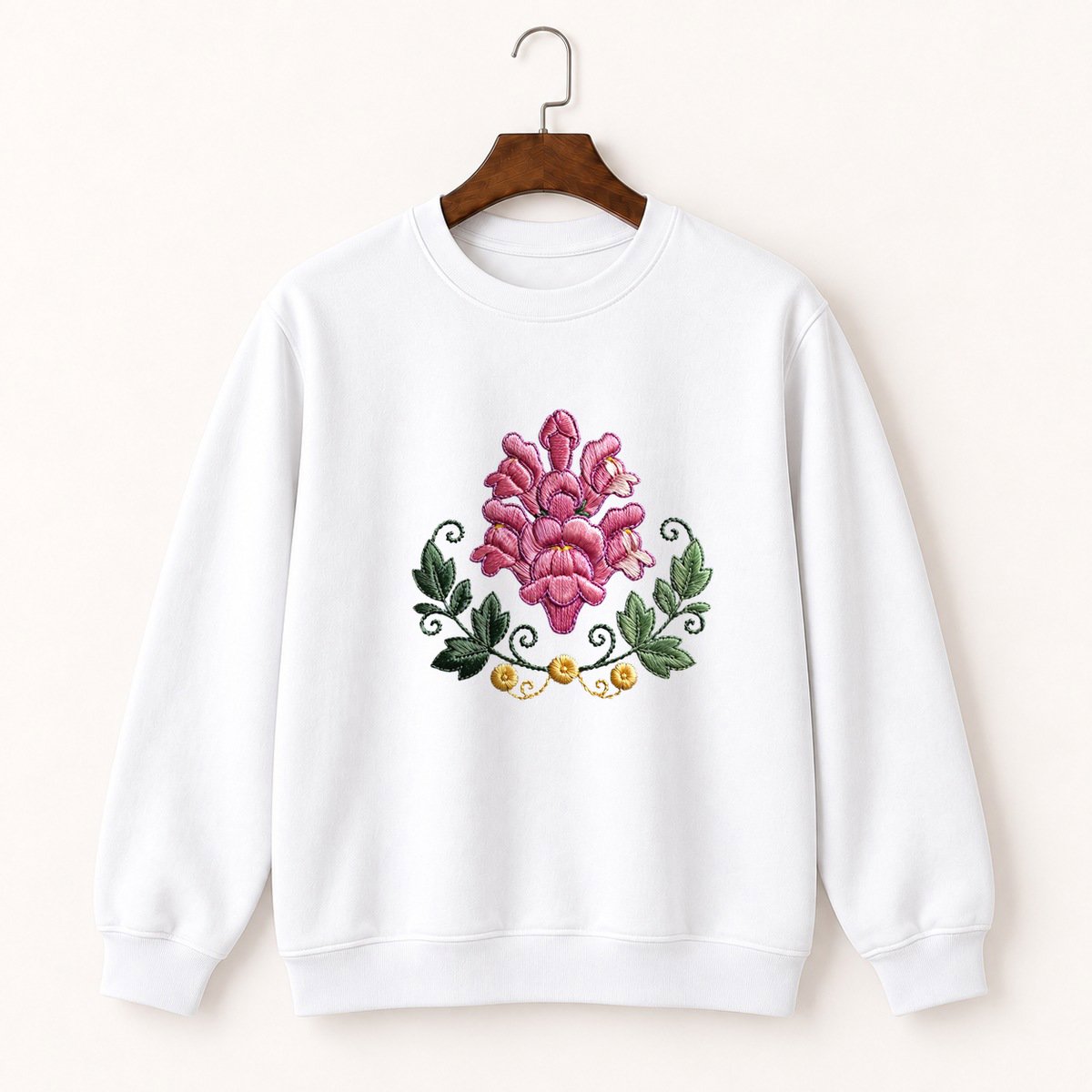 Snapdragon Flower Crewneck Sweatshirt 5