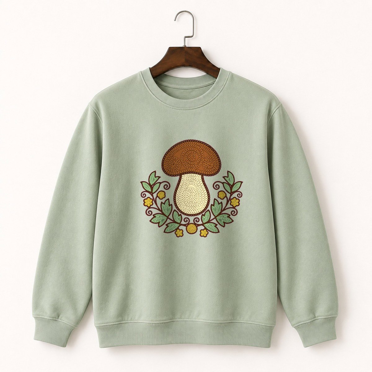 Porcini Mushroom Crewneck Sweatshirt 2
