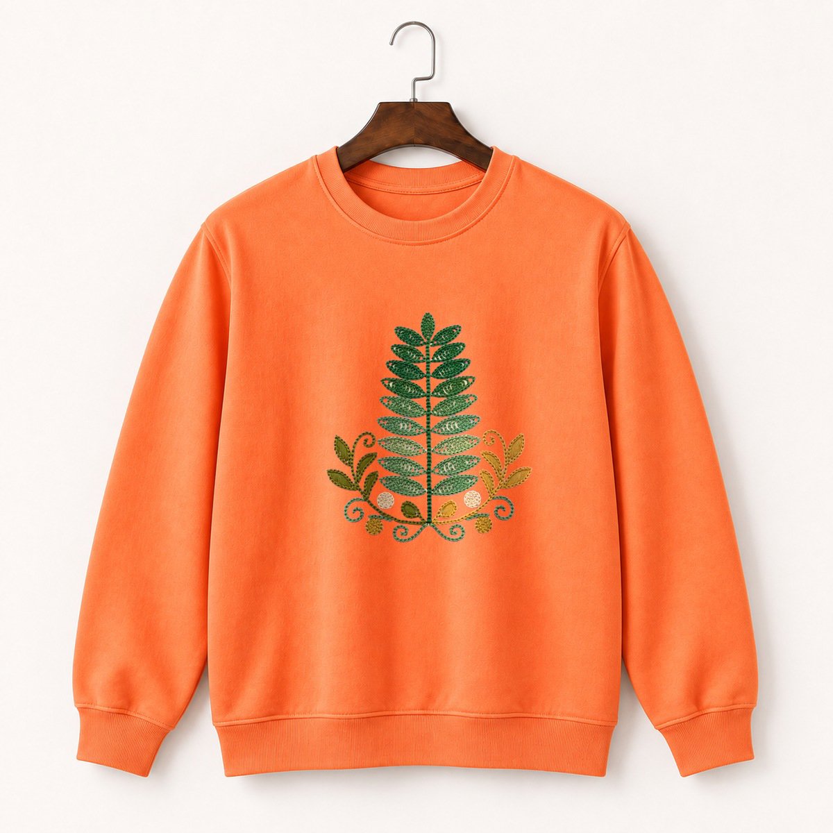 Fern Frond Crewneck Sweatshirt 3