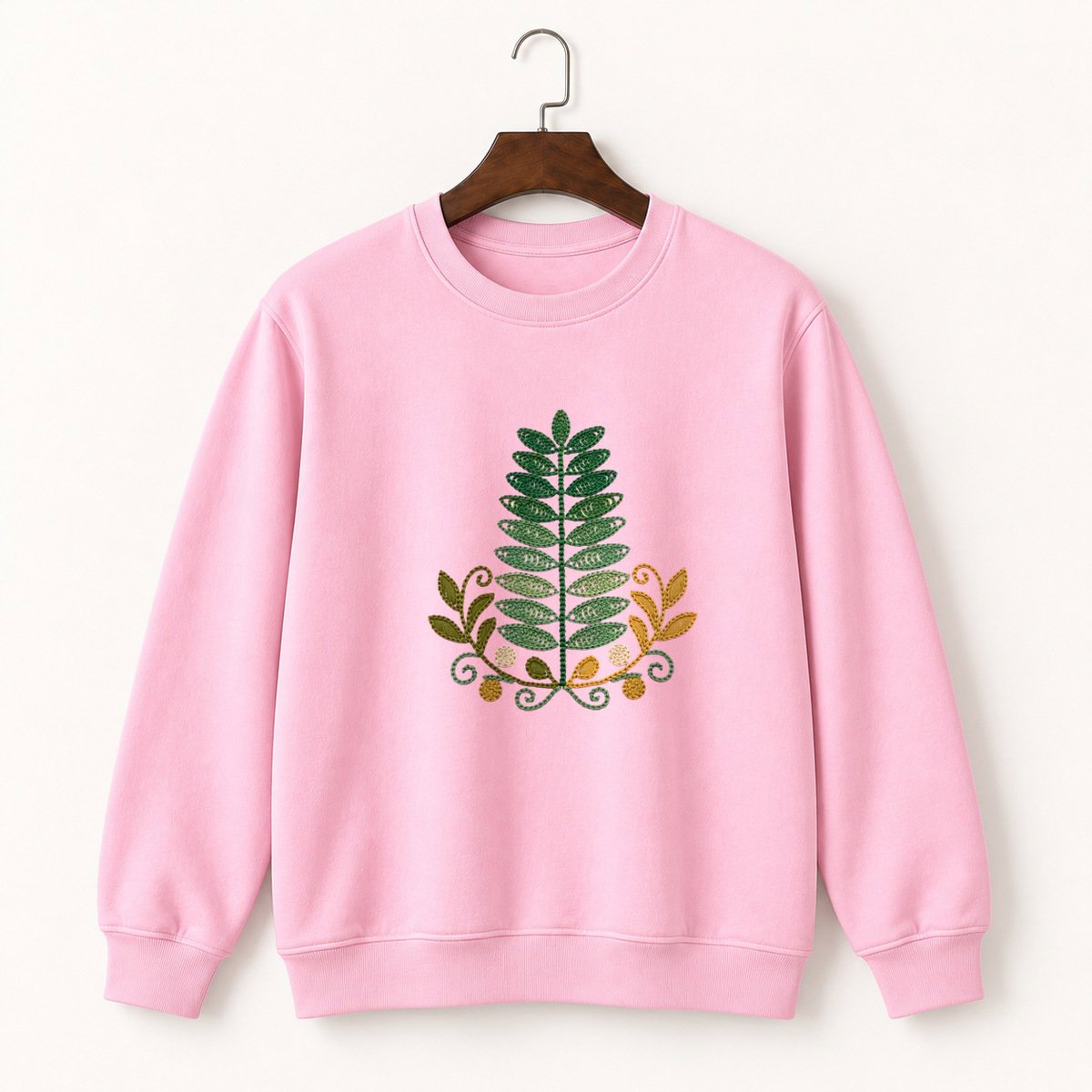 Fern Frond Crewneck Sweatshirt 4