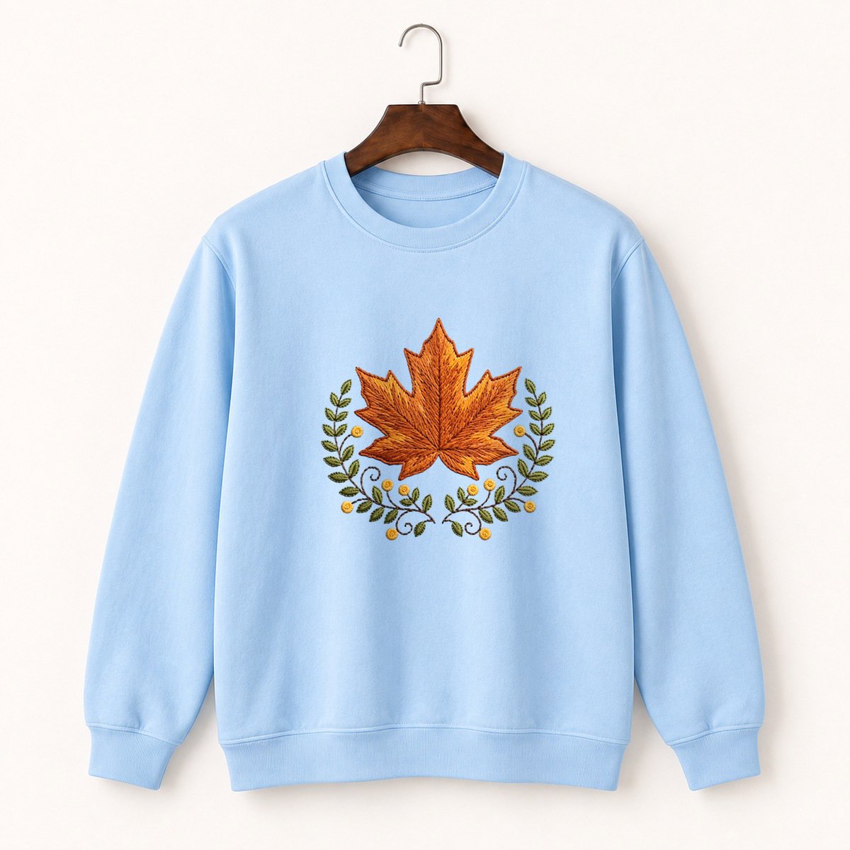Maple Leaf Crewneck Sweatshirt 1