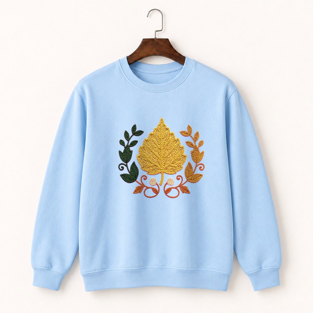 Birch Leaf Crewneck Sweatshirt 1