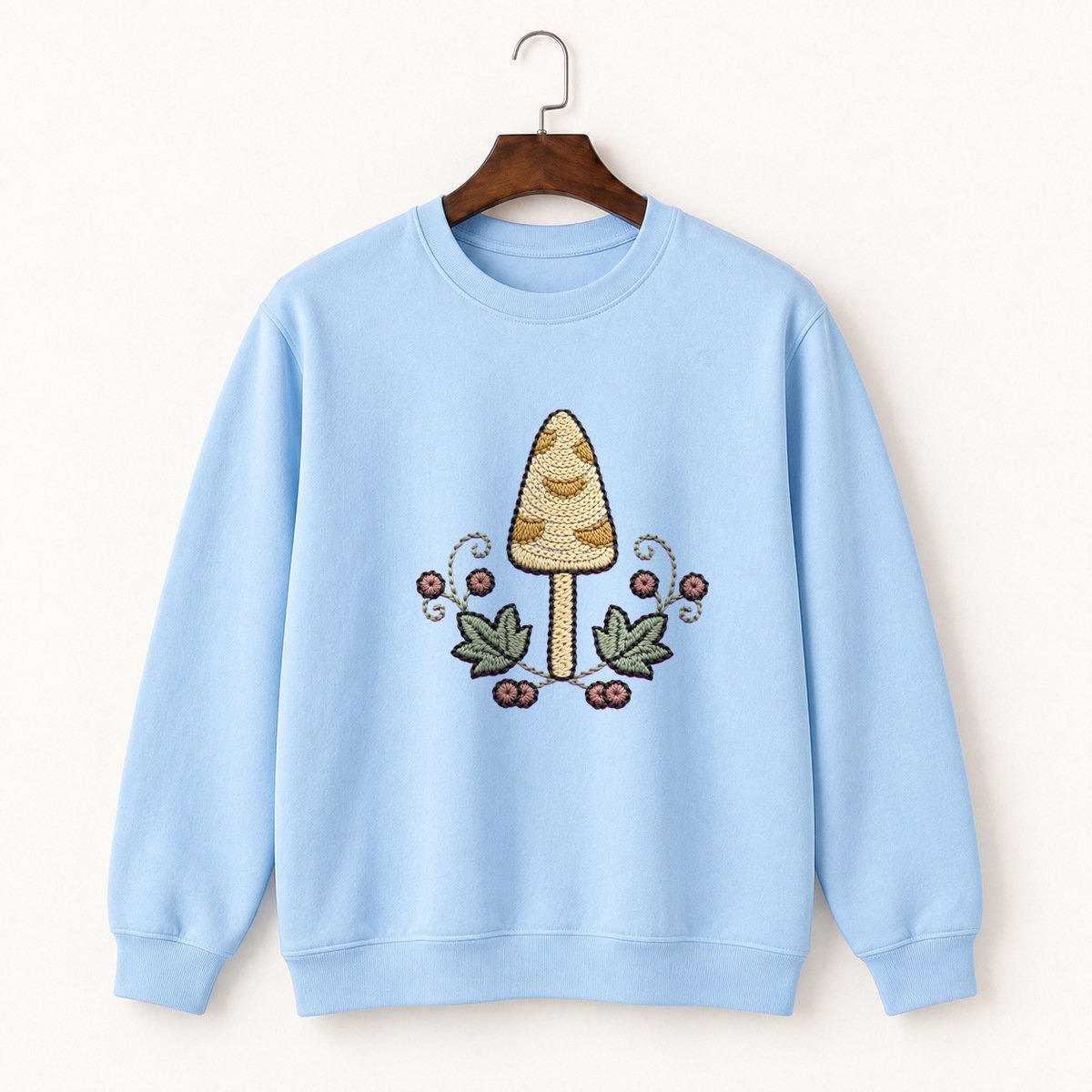 Ink Cap Mushroom Crewneck Sweatshirt 1