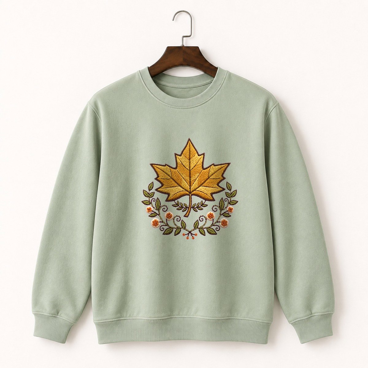 Sycamore Leaf Crewneck Sweatshirt 2